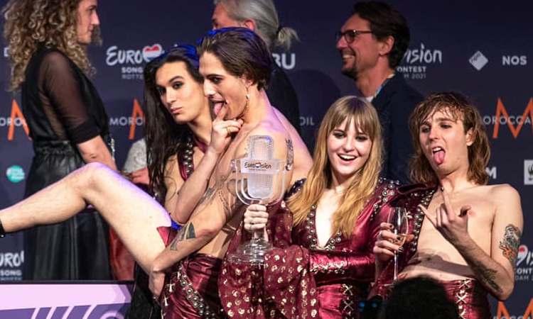 Vittoria dei Maneskin Eurovision 2021