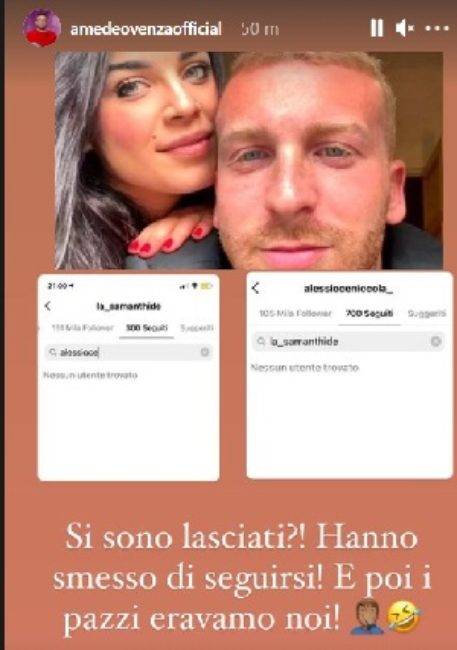 Uomini e Donne: Samantha e Alessio storia al capolinea? Ecco il gesto shock