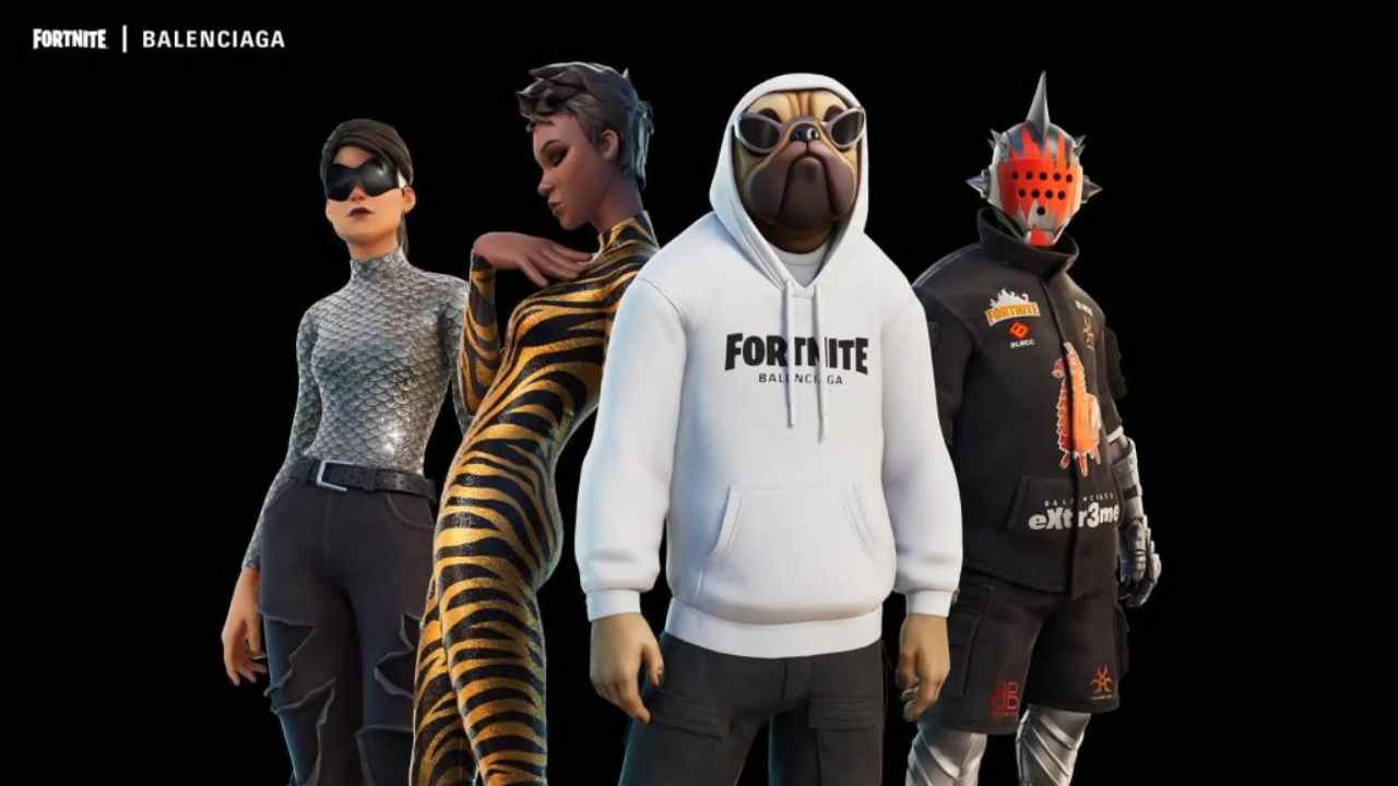 Fortnite diventa haute couture con la collaborazione di Balenciaga