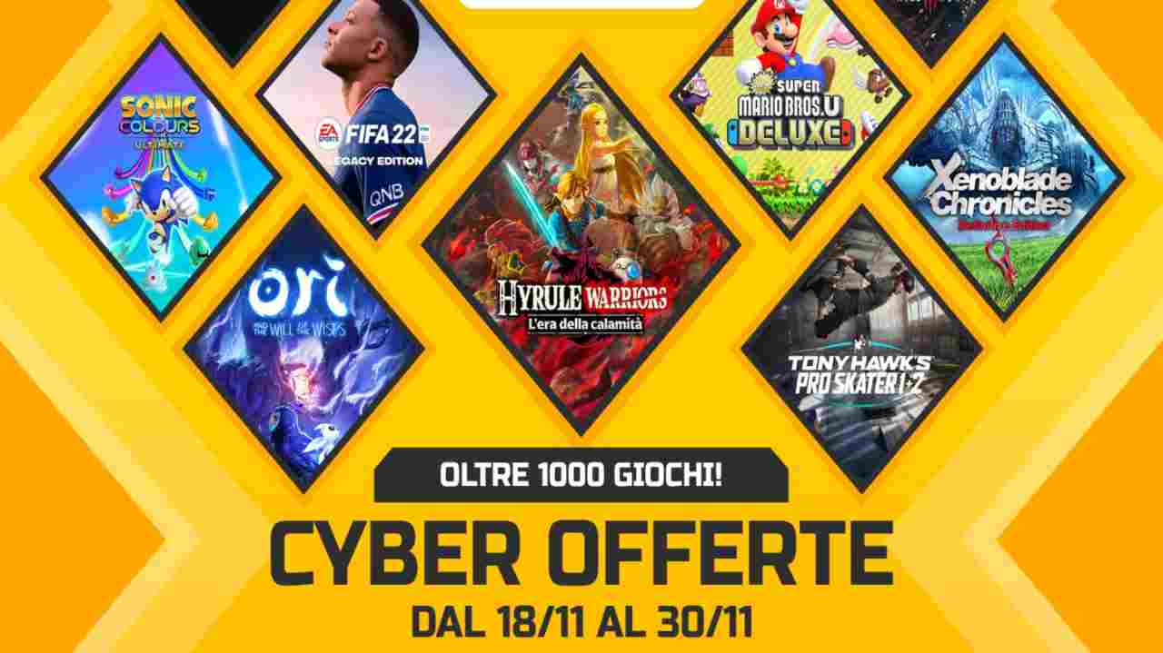 eShop di Switch promuove sconti a valanga: ecco le Cyber Offerte