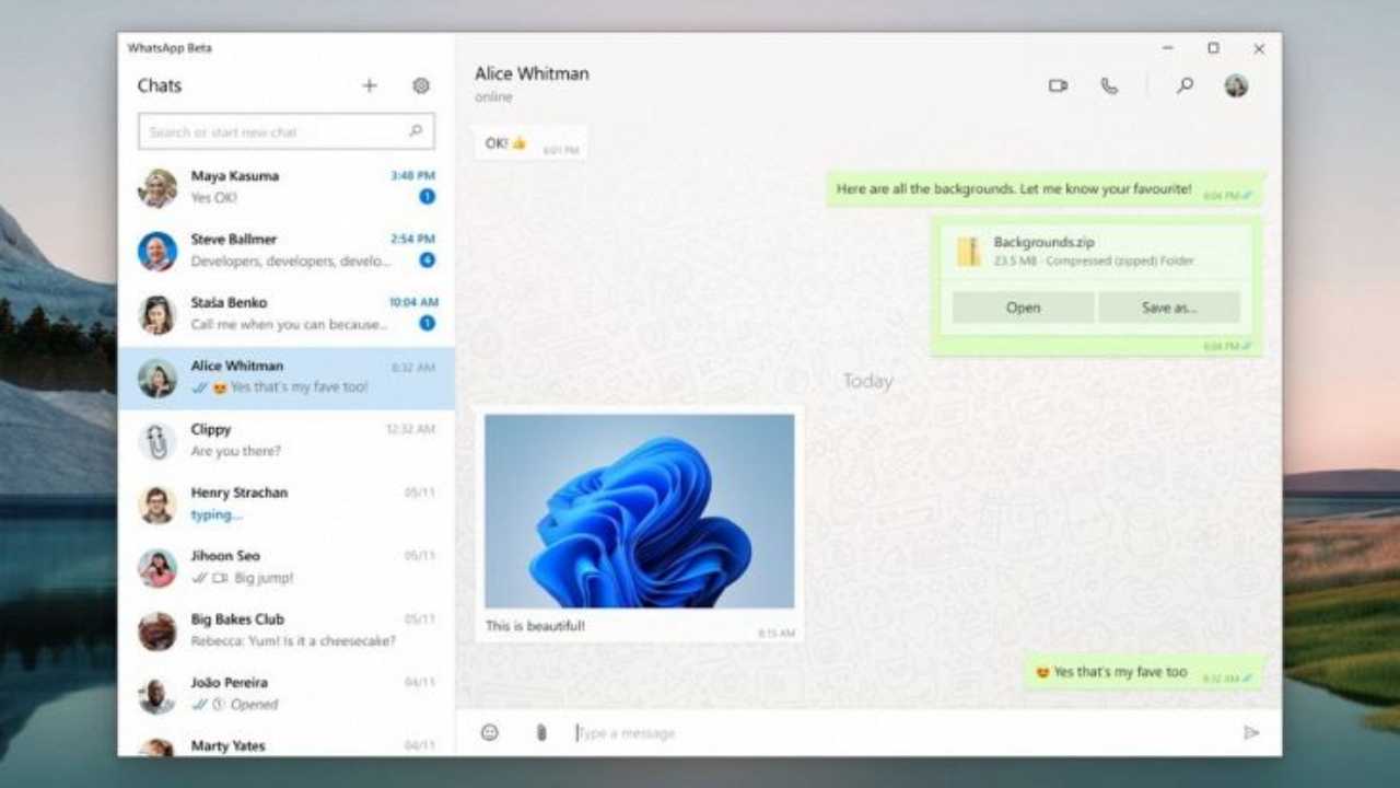 Tutta nuova l'app di WhatsApp per Windows: ecco come ottenerla