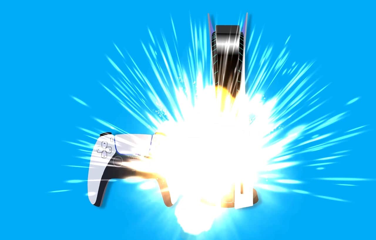 playstation 5 esplosione