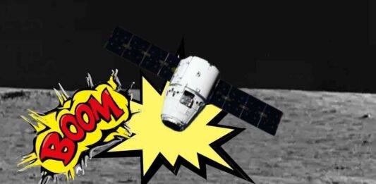 Falcon impatto Luna