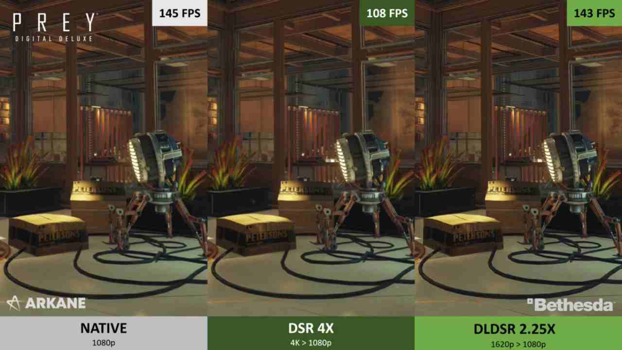 nvidia DLDSR comparazione risoluzione immagini