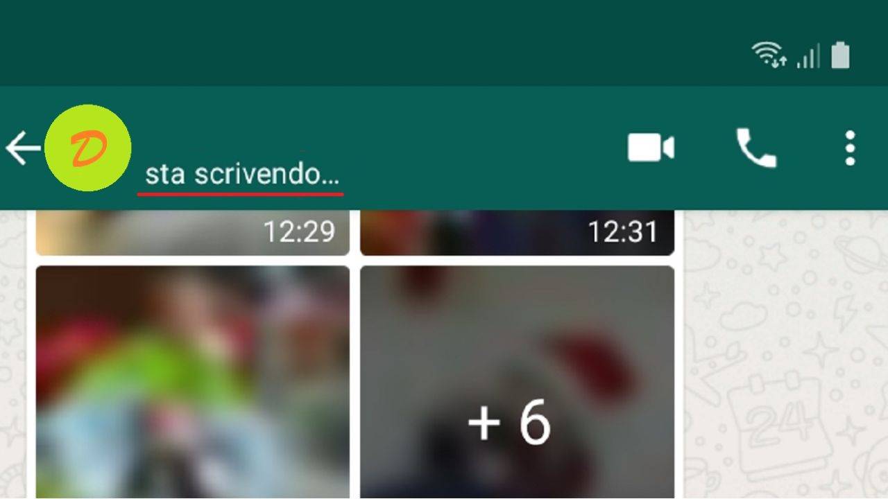 Whatsapp sta scrivendo