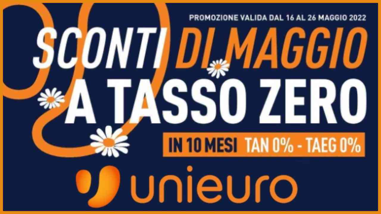 Volantino Unieuro maggio 2022