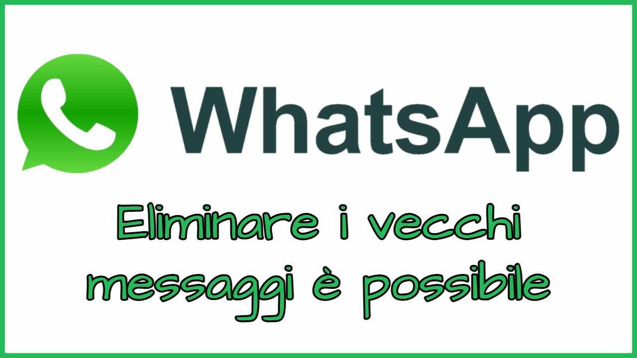 Whatsapp eliminare messaggi