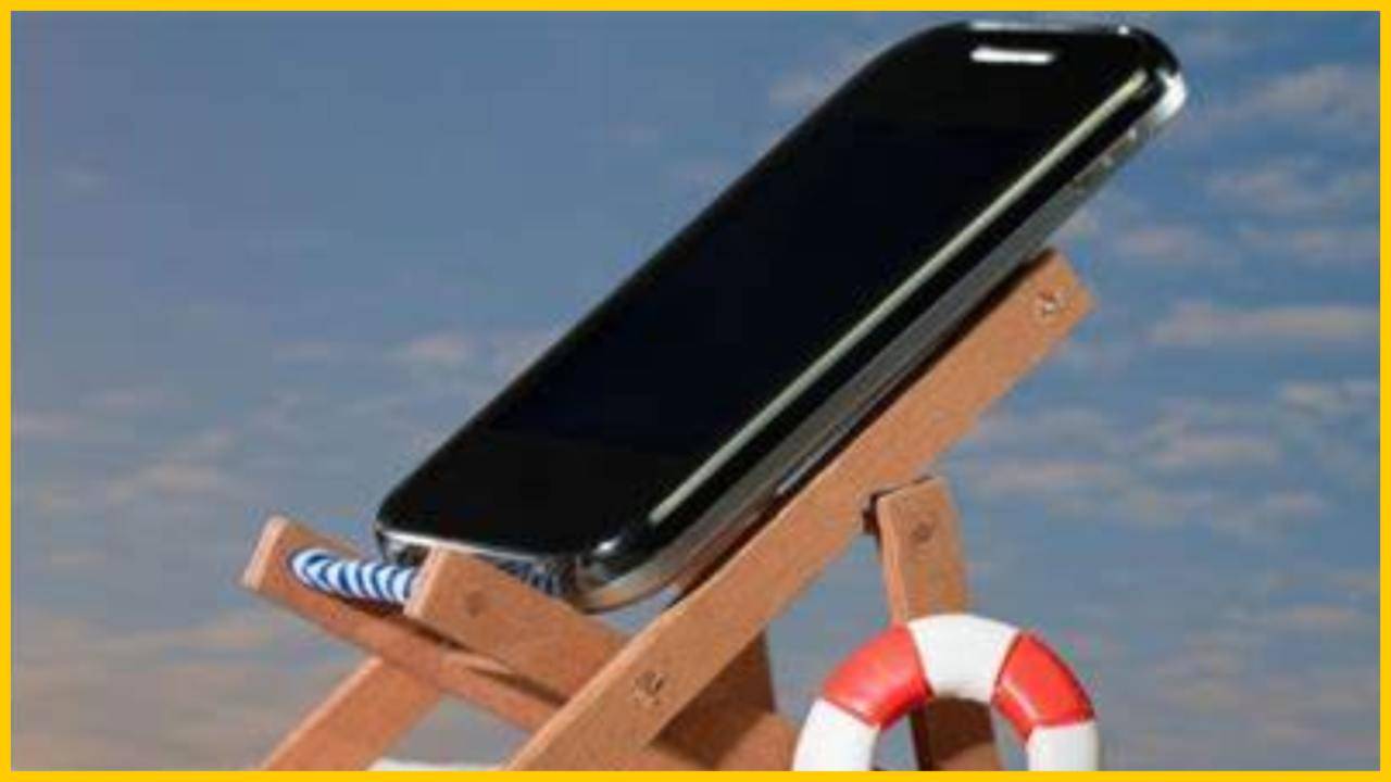 Smartphone al mare