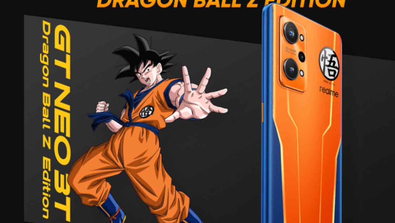 RealMe GT Neo 3 si ispira a Dragon Ball Z, con design e potenza da guerriero Saiyan