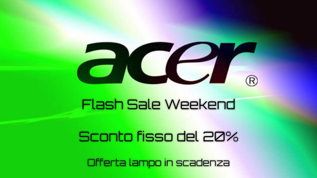 Acer Flash Sales WE