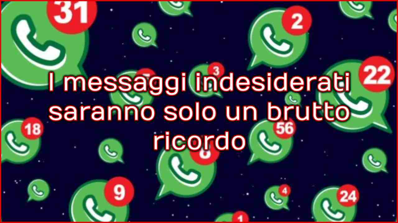 Whatsapp messaggi indesiderati