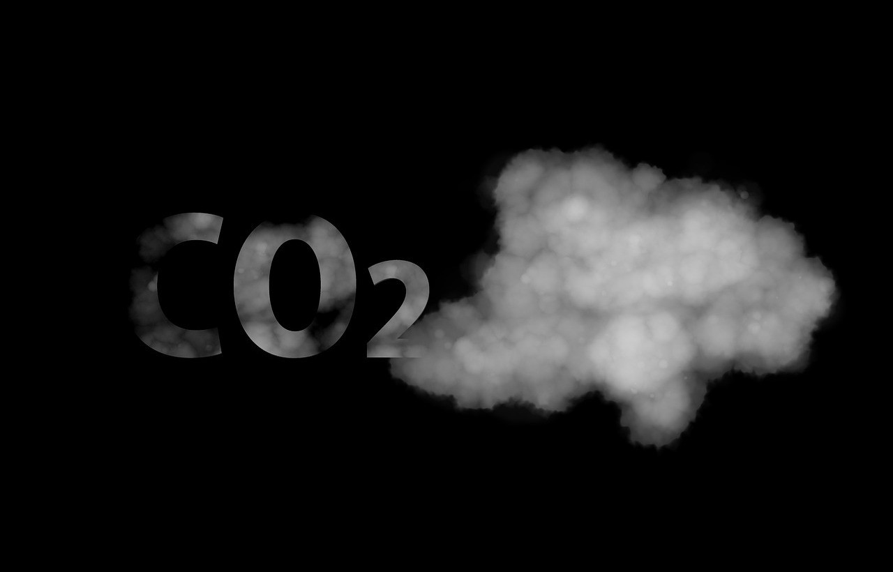 scritta e fumo co2