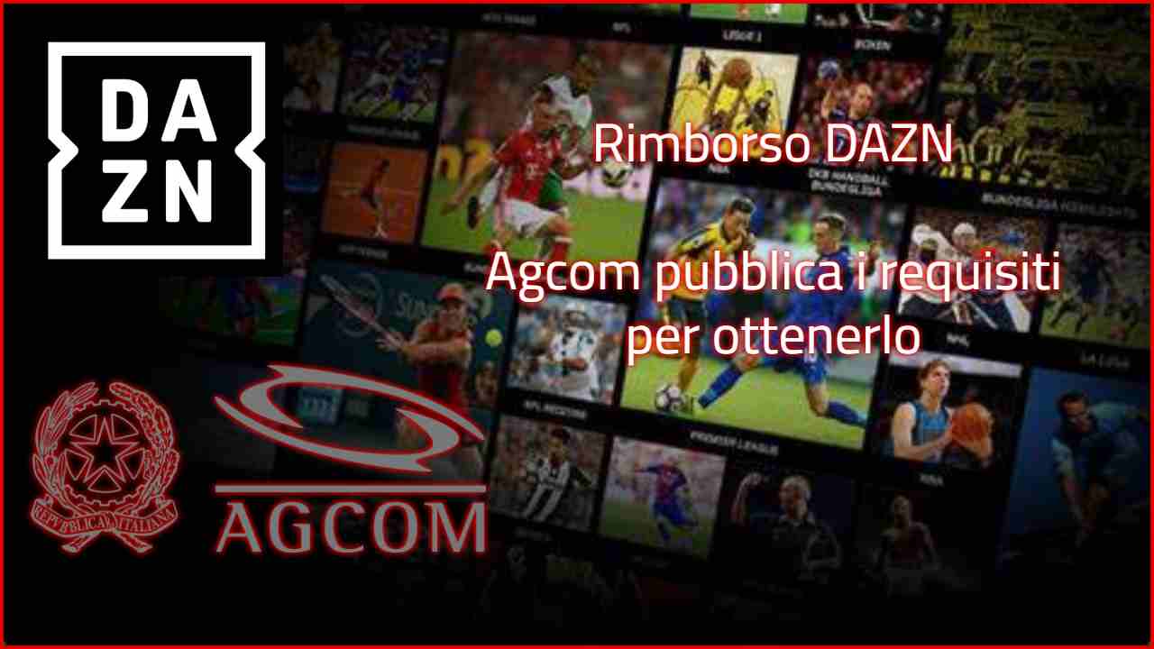 Rimborso DAZN Agcom