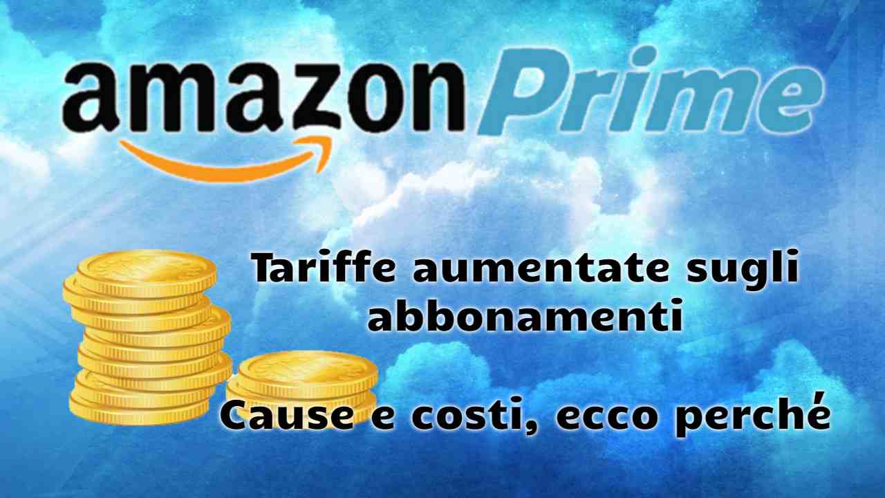 Amazon Prime aumento abbonamento