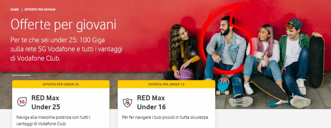 Offerte per i giovani Vodafone