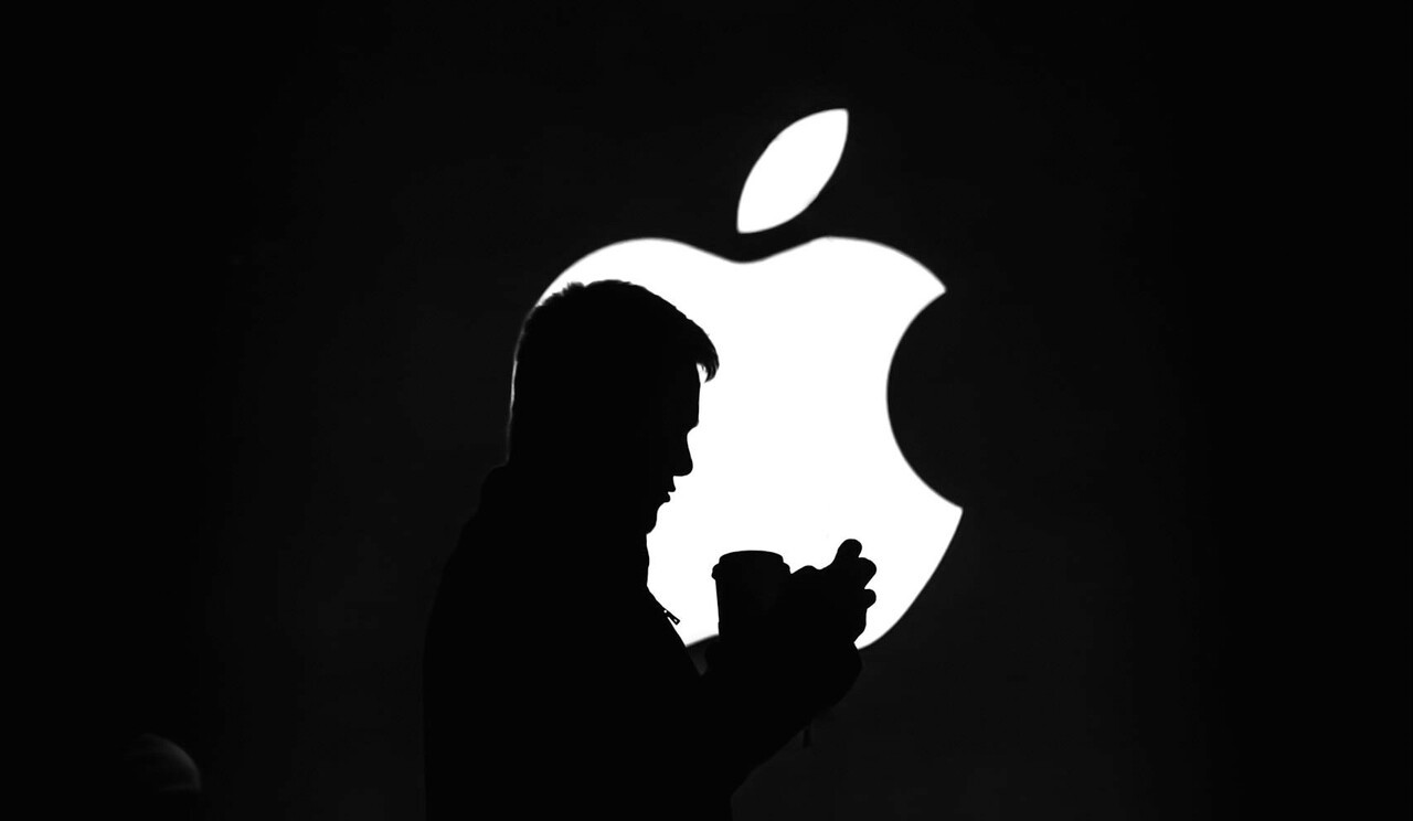 ombra davanti ad apple