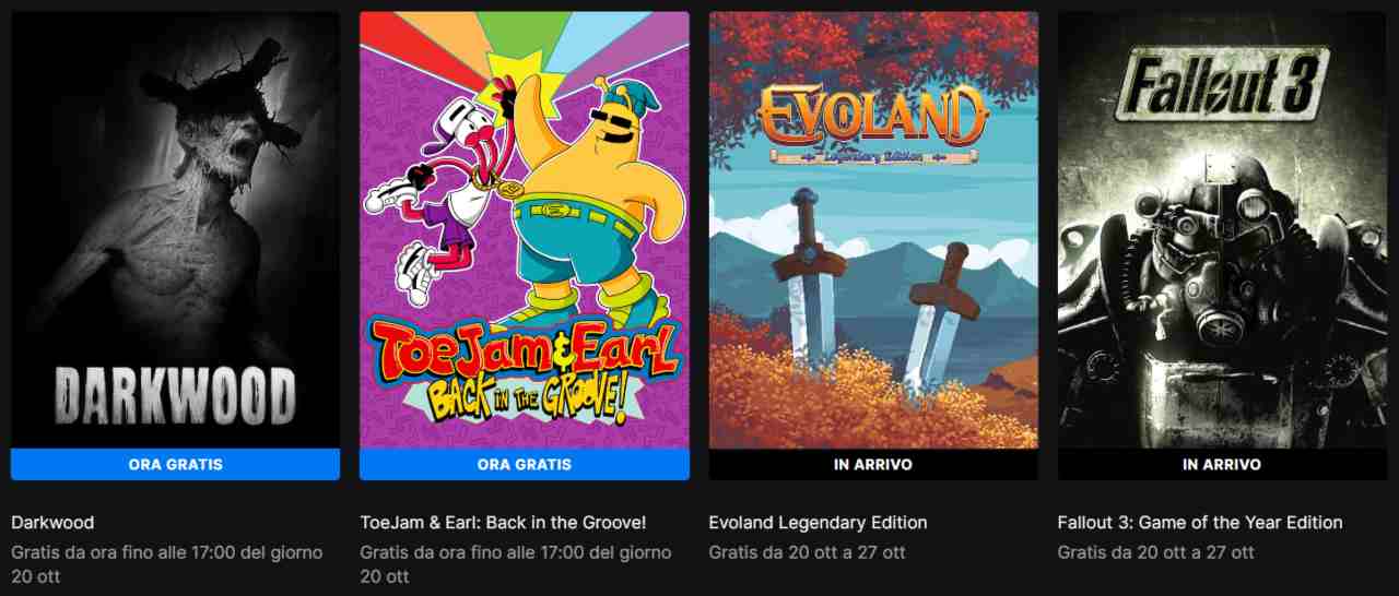 Epic Games giochi gratuiti