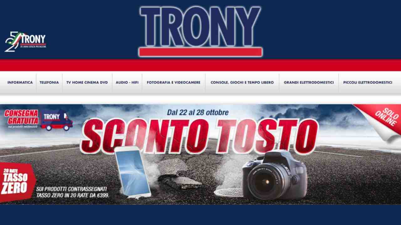 Trony Sconto Tosto