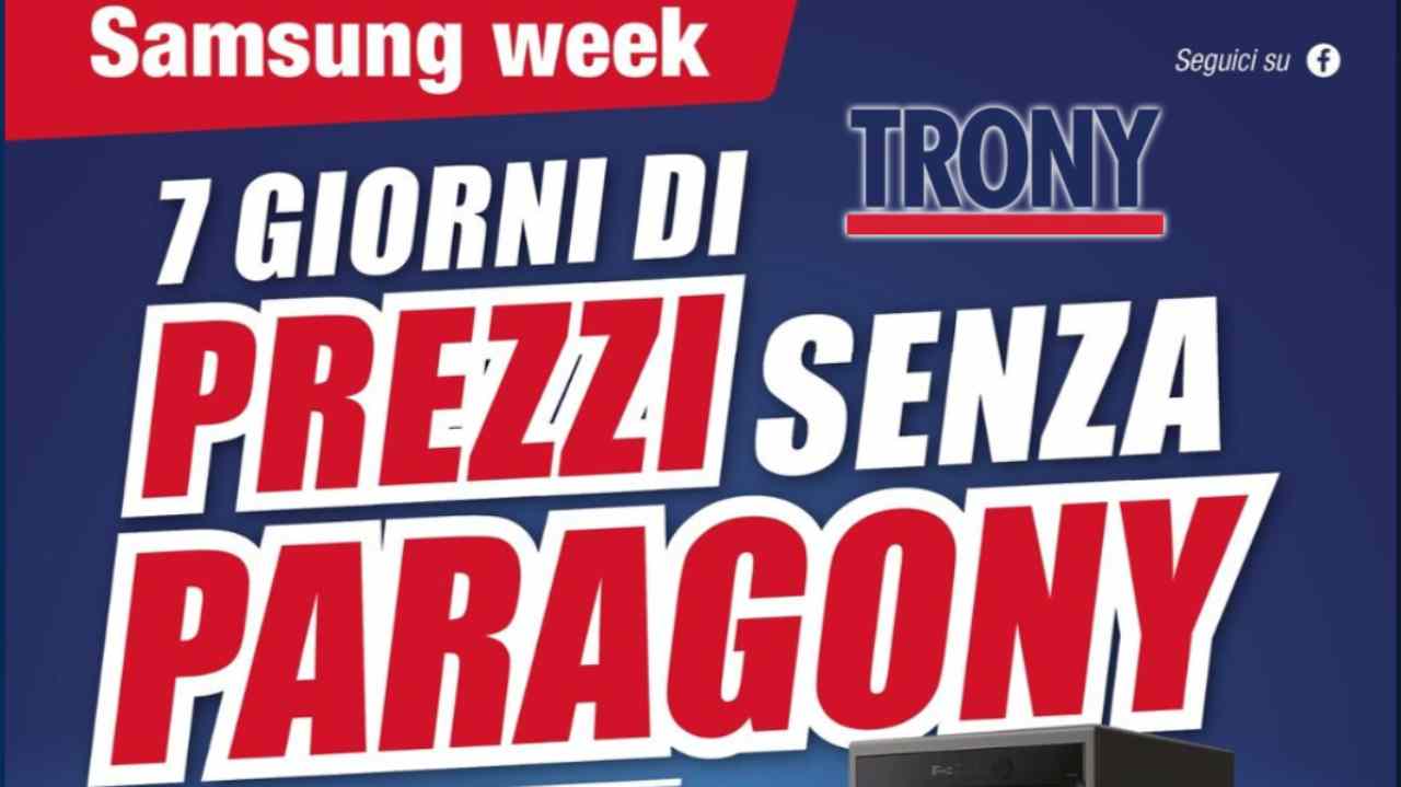 Trony volantino 7 giorni