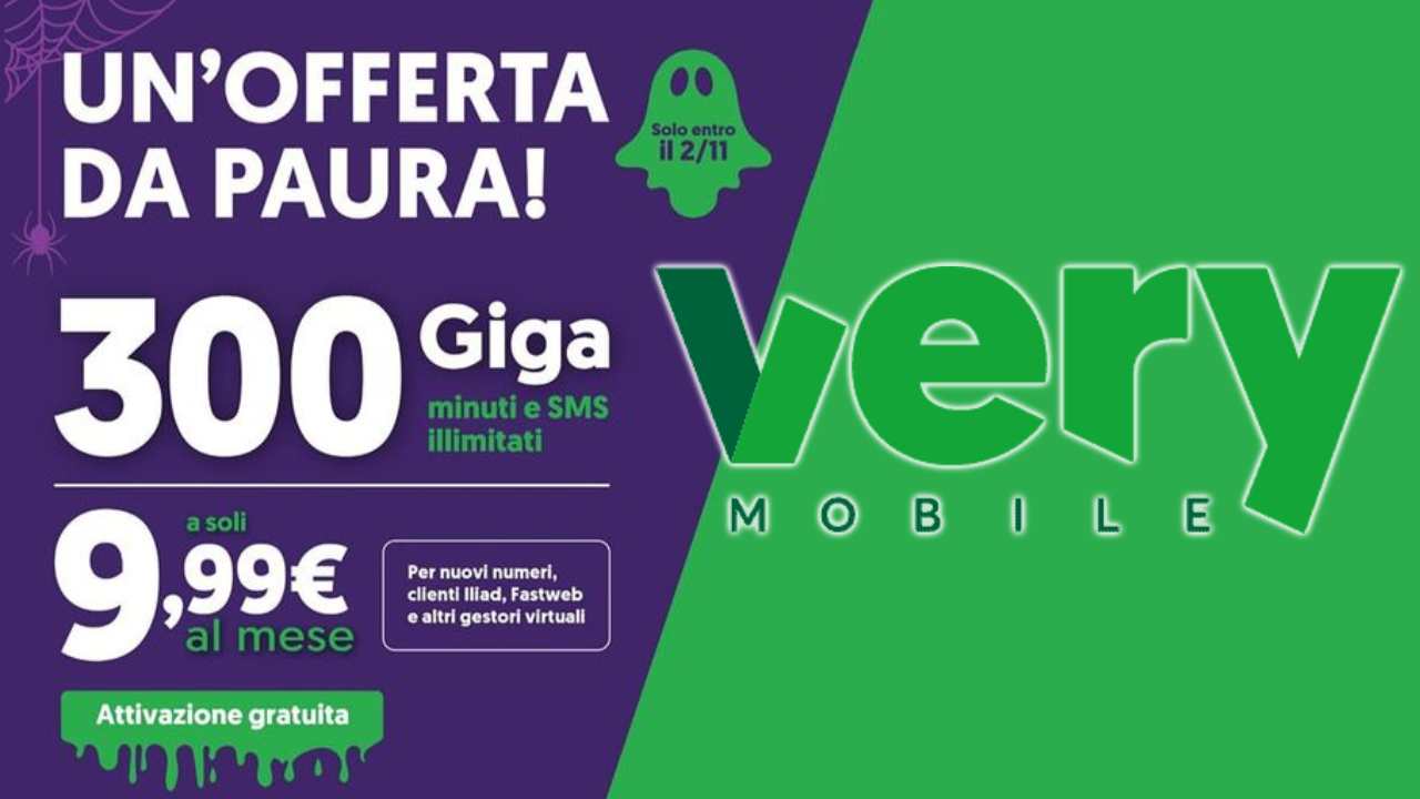 Very Mobile offerta Halloween