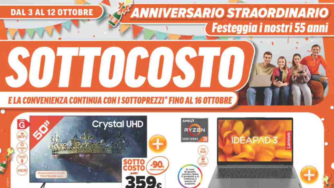 Da Expert arriva il Sottocosto di Ottobre, festeggia l'anniversario con sconti irresistibili