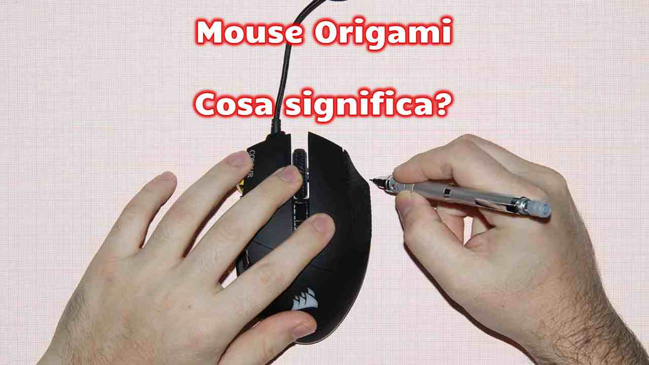 Mouse origami cosa